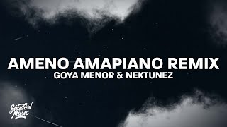 Goya Menor Nektunez – Ameno Amapiano Remix you want to bamba you want to chill with the big boys [upl. by Xed]