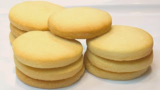 3 Ingredient Shortbread Cookies  Easy and Delicious Shortbread Cookies [upl. by Amehr]