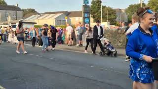 Evening Parade through Argyll Street  Cowal Gathering 2024  PART TWO [upl. by Anaeg]