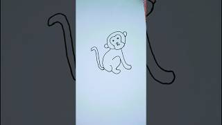 How to draw monkey 🐒drawingforkids kidstv bhavaysideasdrawing [upl. by Malan]