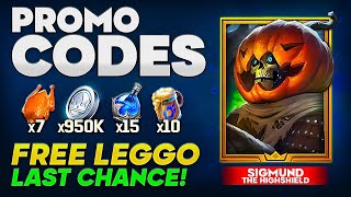 LAST LEGENDARY CHANCE 🔥 Latest Raid Promo Code ➕ Valid Raid Shadow Legends promo codes [upl. by Ailahs]