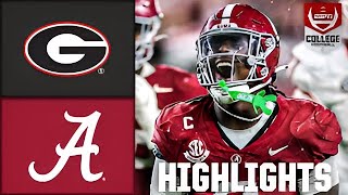 Georgia vs Alabama 🚨 Week 5 Highlights 🏈😍 [upl. by Eenaj92]