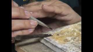 How to Make Silver Twisted Wire Hoop Earrings [upl. by Adiahs]