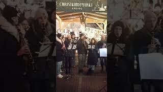 Christmas Market at Ending erding munich youtubeshorts germanytourism shortsfeed snow [upl. by Relyks156]