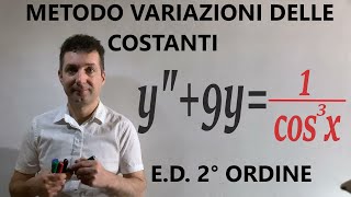 Metodo variazioni delle costanti LAGRANGE per equazioni differenziali del secondo ordine [upl. by Iba]