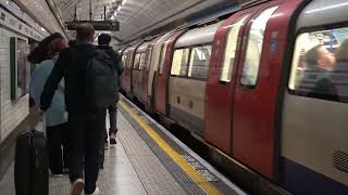 London Underground Northern Line 1995 Stock Trains At Moorgate 23 April 2024 [upl. by Baerl877]