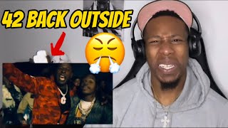 42 Dugg  SpinDatBac Official Music Video REACTION [upl. by Nortad707]