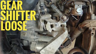 GEAR SHIFTER  SELECTOR LOOSE  ADJUSTMENT  CABLE  LUBRICATION  HOW TO  VW [upl. by Aryn]