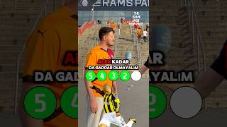 54321 Quiz  55 yapan bir taraftar 🦁 futbol quiz galatasaray keşfet [upl. by Laband7]