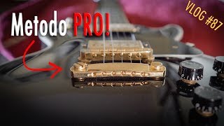 Come cambiare le corde alla chitarra elettrica Gibson Les Paul SG 335 175 [upl. by Peterec]