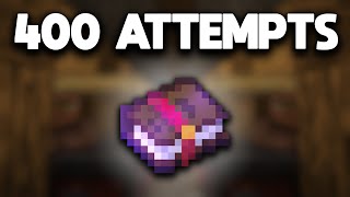 This Enchantment took OVER 400 Attempts in Hardcore Minecraft [upl. by Dominik]