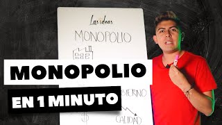 Qué es un Monopolio definición y ejemplo en menos de 1 Minuto [upl. by Guimar770]