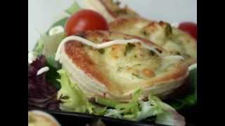 amuses bouches  bouchees au crabe et parmesanwmv [upl. by Nylrebma]