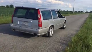 Volvo V70R Straight Pipe Exhaust [upl. by Nnairak]