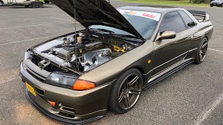 He put a FORD BARRA in a SKYLINE GTR [upl. by Worrad534]