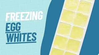 How to Freeze Egg Whites  Our Method for Freezing Egg Whites [upl. by Ednyl452]