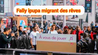 FALLY IPUPAMIGRANT DES RÊVES ACCOUSTIC LIVE À PARIS GARE DU NORD🇨🇵 [upl. by Attiuqaj41]