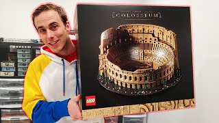 LEGO Colosseum Unboxing WORLDS LARGEST LEGO SET [upl. by Nnaik]