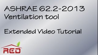 ASHRAE 62 22013 Video Tutorial extended version [upl. by Ylahtan]