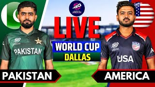 Pakistan vs United States T20 World Cup Match  Live Score amp Commentary  PAK vs USA Live  Inngs 2 [upl. by Iew767]