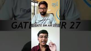 GATE Topper On His Prepration gateexam biomedicalengineering btech iit topper [upl. by Arreyt760]