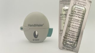 Jak prawidłowo używać inhalator Inhalator kapsułkowy HandiHaler [upl. by Hawkie]