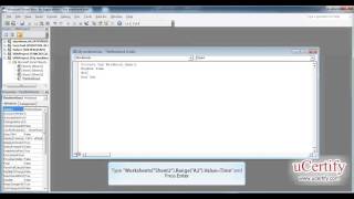 Create A VBA Procedure [upl. by Ahscrop]