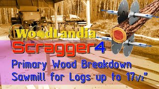 Scragger4 Sawmill for Primary Wood Breakdown [upl. by Armilla]