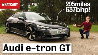 2022 Audi etron GT review – why its better than a Tesla in some ways  What Car [upl. by Ailimaj]