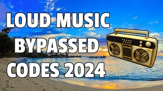 LOUD MUSIC BYPASSED Roblox Ids WORKING 2024 [upl. by Tema315]