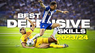 Crazy Football Defensive Skills amp Tackles 202324  HD [upl. by Agnes]