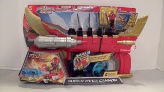 Super Mega Cannon Review Power Rangers Super Megaforce [upl. by Cassi116]