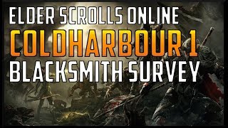 Elder Scrolls Online  Blacksmith Survey Coldharbour 1 [upl. by Proctor457]