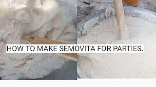 HOW TO MAKE SEMOVITA FOR PARTIES  100 GUEST  PROFESSIONAL CATERER [upl. by Asiar]