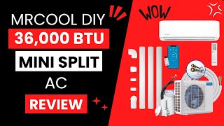 MRCOOL DIY 36000 BTU Mini Split AC Review [upl. by Aihsiyt916]