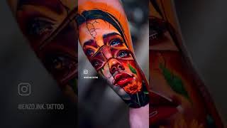 Ink Beetle Pro Team Artist Enzo tattoo tattooaftercareproducts tattooartist tattooer [upl. by Nosmas]