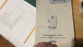 DeLonghi Magnifica Bean to Cup coffee Machine Instructions Manual 4K video [upl. by Iuq]