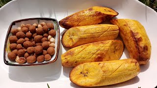 Roasted Ripe Plantains  Sweet Plantains In Air Fryer  Ghana Kofi Brokeman  Nigeria Bole [upl. by Riley]