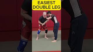 BJJ BEGINNER 😀 How to DOUBLE LEG TAKEDOWN bjj jiujitsu grappling [upl. by Olumor607]