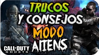 Cod Ghosts  Modo Extincion Aliens Trucos Y Consejos [upl. by Goddord]