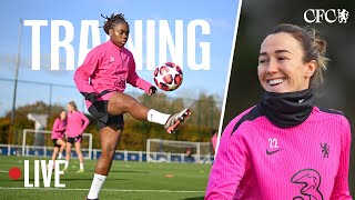 LIVE TRAINING  Chelsea Women vs Celtic Women  UWCL  191124  Chelsea FC [upl. by Alyac]