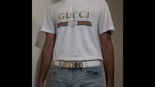 480 See Through Washed Gucci T shirt  Review and sizing  MTK [upl. by Rimaj]