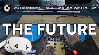 Algoriddim djay For Meta Quest Welcome To The FUTURE  Beatsource Tech [upl. by Tiphani]