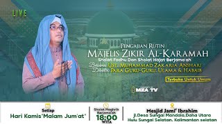 🔴Pengajian Rutin Majelis Zikir Alkaramah 051224Mesjid Jami Ibrahim Ust Muhammad Zakaria Anshari [upl. by Frankhouse]