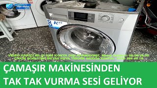 ÇAMAŞIR MAKİNESİ TAK TAK SES YAPIYOR ve KÖRÜK BURUŞTU İSE DİKKAT Sesli Bilgiler TR  Teknik [upl. by Combs]