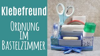 Aufbewahrung basteln ✿ Klebe Aufbewahrung ✿ Ordnung ✿ Bastelzimmer ✿ Basteln mit Action Papier ✿ DIY [upl. by Kcerb]