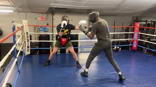 Pressure fighter vs counter puncher professional sparring boxing [upl. by Miharbi]