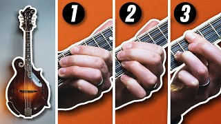 3 Mandolin Chord Shapes You NEED to Know  the jethro shapes [upl. by Eyllom75]