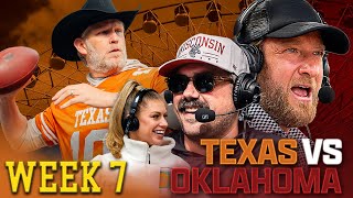 LIVE FROM THE STATE FAIR OF TEXAS FOR THE RED RIVER RIVALRY  Barstool College Football Show Week 7 [upl. by Enenstein637]