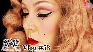 Makeup and Wig for the Flora Gown  Rockstars and Royalty Vlog 53 [upl. by Asined]